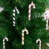 4pcs Colorful Lollipop Cane Pendant Candy Cane Hanging Decor  Merry Christmas Decoration