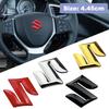 4,45cm Aufkleber Logo für Emblem Jimny SX4 Samurai Alto Swift S Cross Liana Ignis Auto Lenkrad Mittel emblem Styling