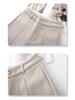 2024 Women's High-Waisted Wool Wide-Leg Pants: Autumn/Winter Slimming Casual Trousers