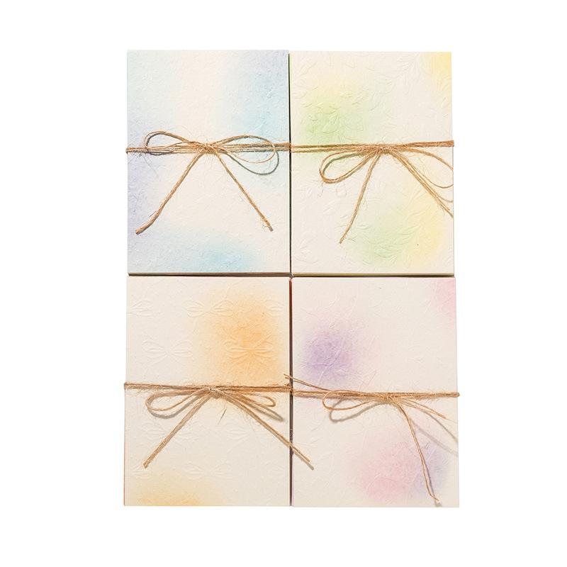 23 pcs Salt watercolour gradation pattern material paper Decorative Hand Account Diary Album Junk Journal Background paper