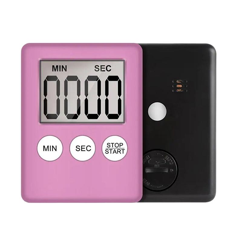 1 stk LCD Digitalt Kjøkkentimer Magnetisk Matlaging Nedtelling Opptellingstimer Klar Høy Alarm Hjemmekjøkken Matlagingstilbehør