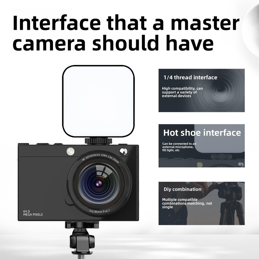 D7 High Definition Ccd Digital Camera Beauty Selfie Retro 64 Million Wifi Camera Camera Student Card Machine