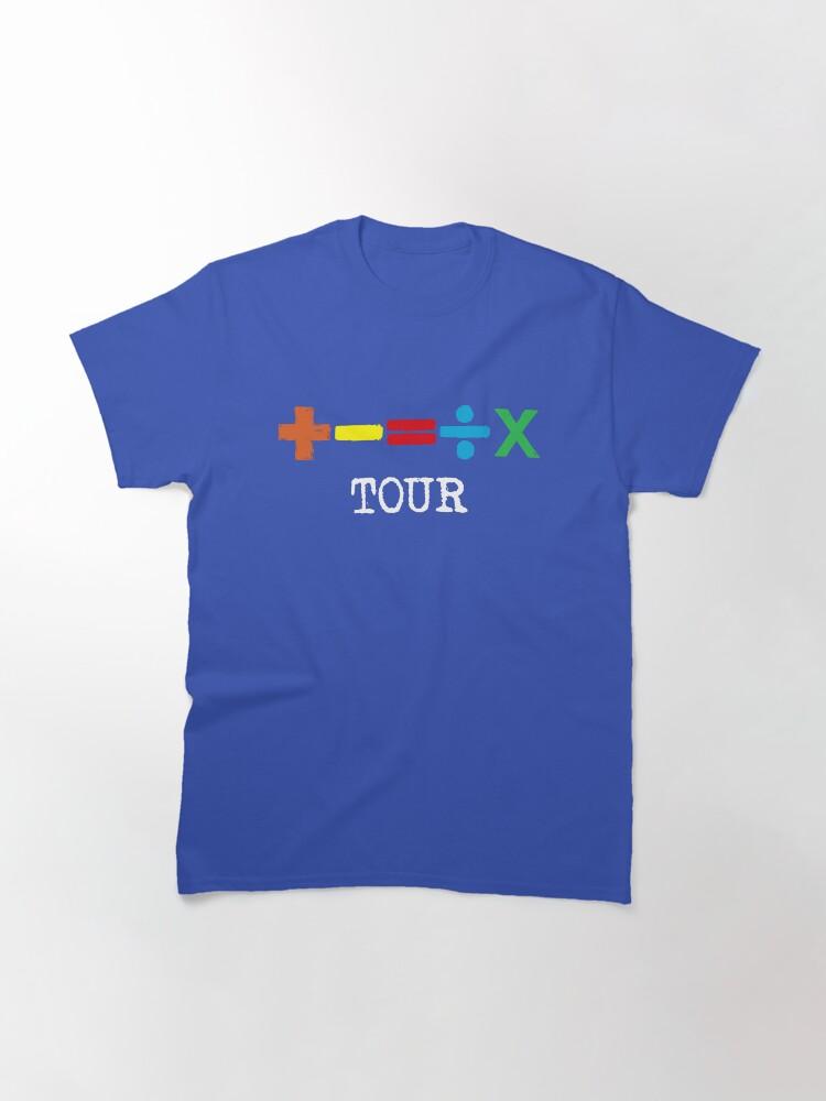 Ed Sheeran The Mathematics Tour, T-Shirt Classica bianca