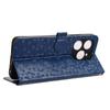 For Oukitel C50 Wallet Case Dot Pattern Imprint PU Leather Phone Cover