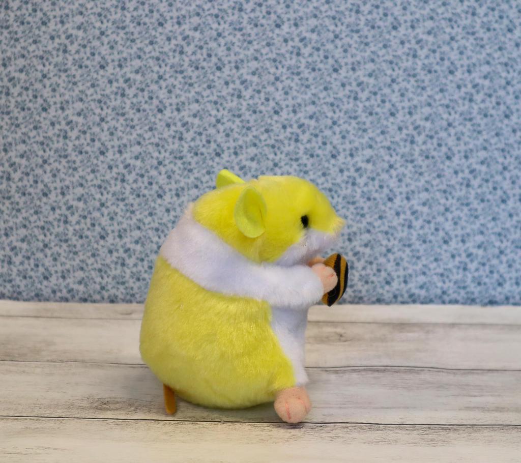 Takeoff Baby Palette Hamster Plush Toy, Yellow