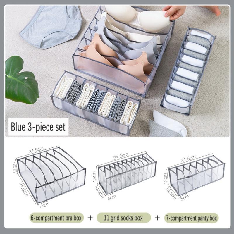 Underwear Organizer Clothes Wardrobes Box Closet Room Organizers Foldable Drawer Home Organization and Bra Storage Bedroom Shelf