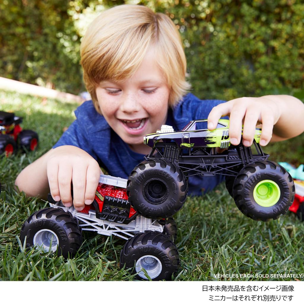 Hot Wheels Monster Truck Veliká velikost Race Ace [Mini auto 1:24] [3 a více] GTJ37