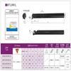 NEW S16Q-MTLNR16 S20R-MTLNR16 S25S-MTLNR16 S18Q S32T MTLNR MTLNL Lathe Tool Holder TNMG 160404 Cnc Turning Boring Bar Arbor