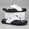 Fashion Flip Flops Mens Slippers Summer Casual Shoes Beach Sandals Outdoor Slides Walking Comfort Leather Luxury Designer Fashion 47