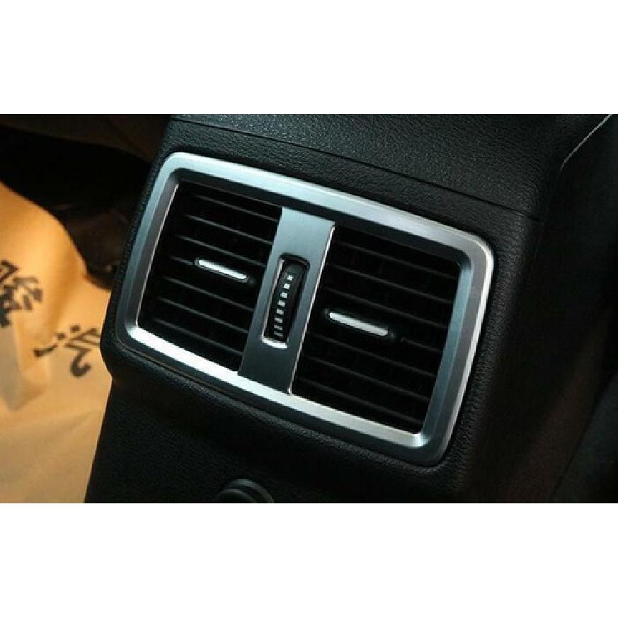 For BMW X1 2016- F48 ABS Silver Rear Air Outlet Vent Cover Trim 1pcs