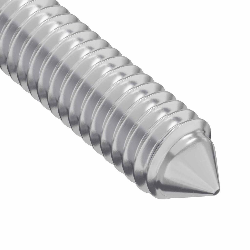 Screw 12 pcs Silver M6 x 85 mm Steel