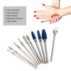 10 Stück Nail Art Maniküre Fräser Reinigen Polieren Elektrische Nagelfräse Werkzeugkopf