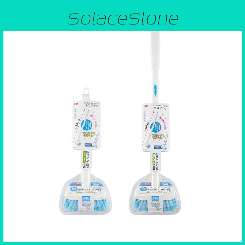 Bathtub Tile And Cleaning Brush With Pp Nylon Bristles And Foldable Handle