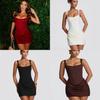 Sexy Sleeveless Wrap Dress With High Waist For Streetwear Fashion