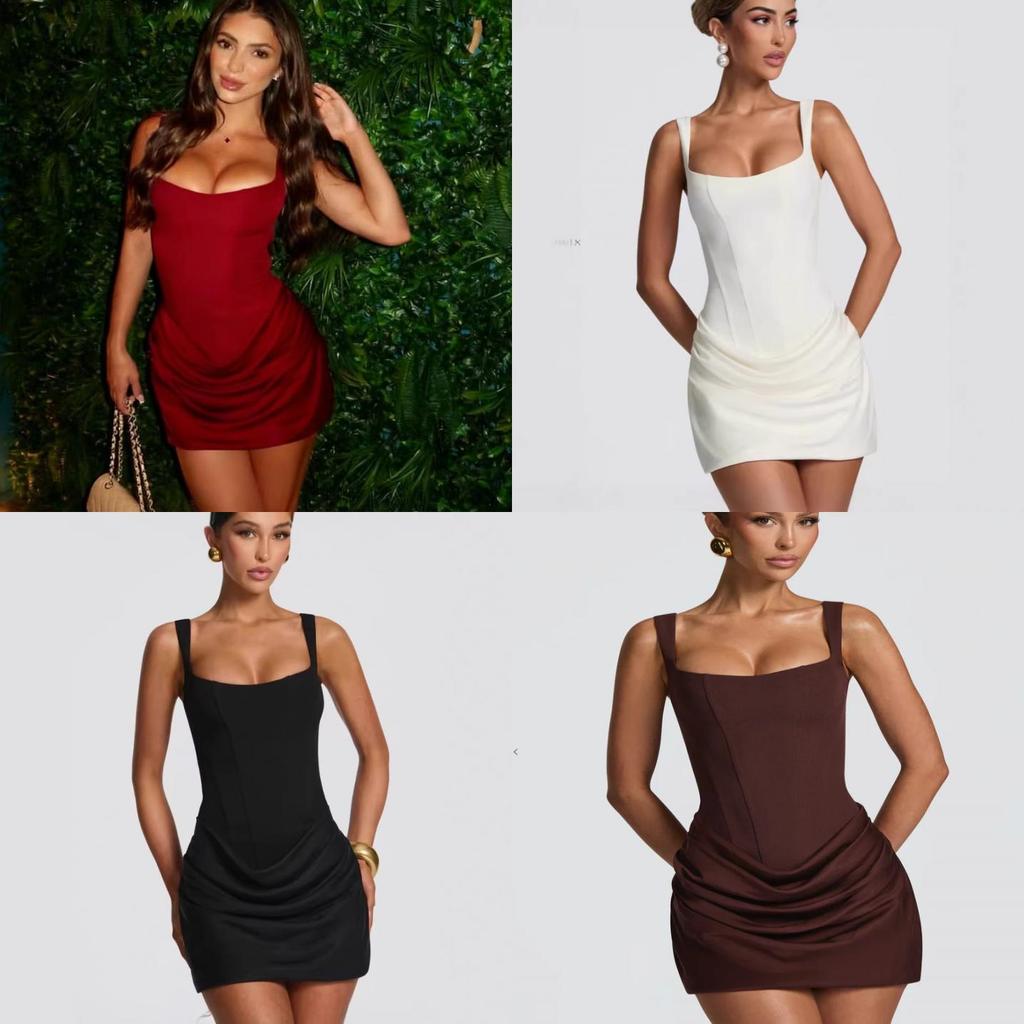 Sexy Sleeveless Wrap Dress With High Waist For Streetwear Fashion