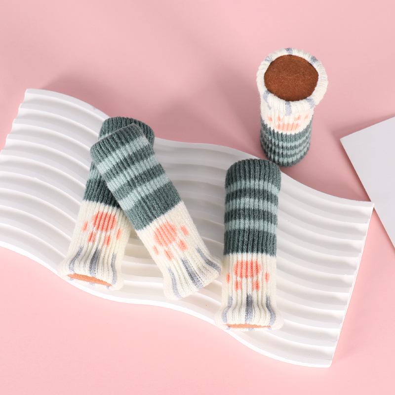 Thickened Non-Slip Chair and Table Leg Covers - Wear-Resistant, Silent Foot Pads for Tables and Chairs