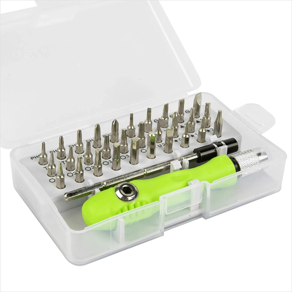 32 in 1 Small Precision Screwdriver Set Magnetic Mini Screwdriver Set Professional Tiny Repair Tool Kit for Watches Laptop