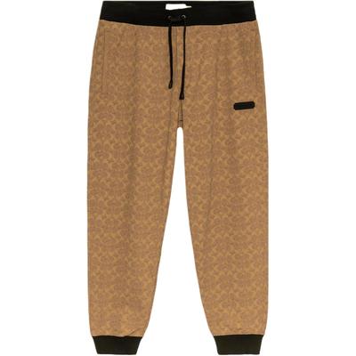 FW22 Solid Color Drawstring Classic Logo Basic Knit Sweatpants Men Bottoms Brown CB491-RYU