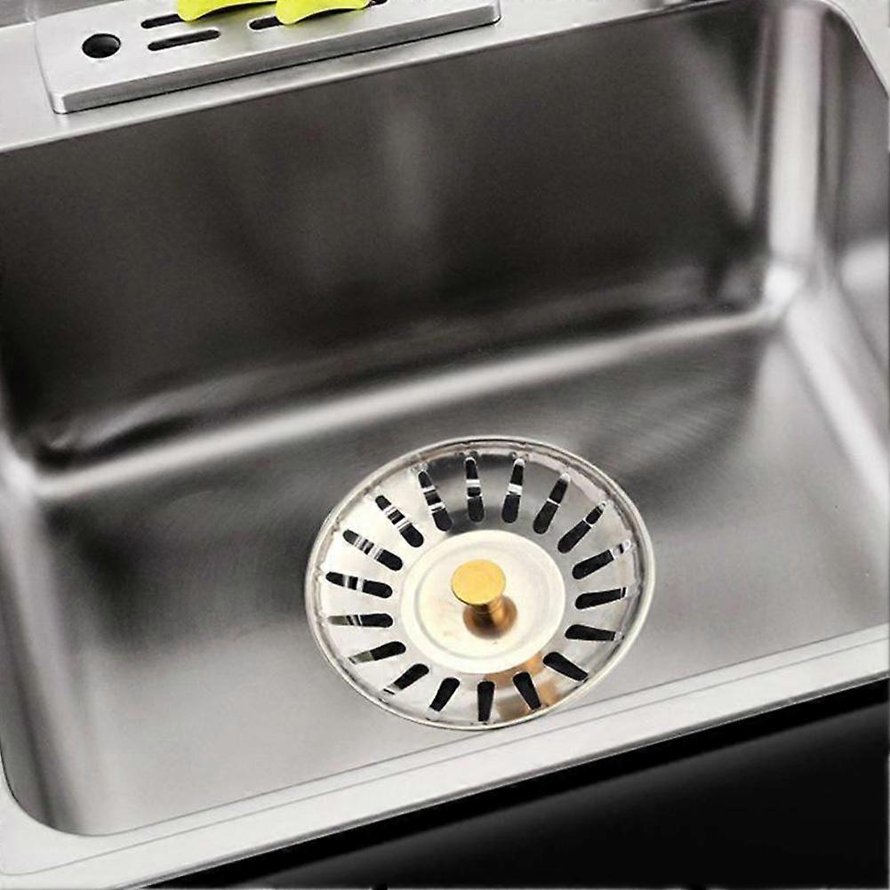Steel Replacement Kitchen Sink Drain Waste Plug Strainer