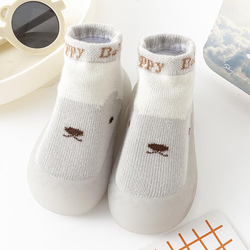 New Baby Cartoon Animal Non-slip Indoor Walker Socks Shoes for Spring & Autumn