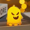 6PCS Creative Halloween Luminous Ghost Keychain Luminous Hanging Ghost Pendant LED Party Ghost Light Gifts Bag Charms