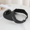 Elastic Solar Fan Hat Breathable Summer Fan Visor Cap Sunscreen Empty Top Hat  Camping