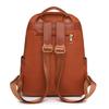 Casual Retro Women's Backpack Multi-functional Women's Soft Leather Texture PU Backpack Simple Versatile Backpack