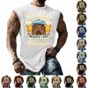 Męski Tank Top Bez Rękawów Luźny Krój Codzienny Streetwear Letnia Koszulka na Mięśnie Graficzny Nadruk Festiwal Piwa Codzienny Ubiór