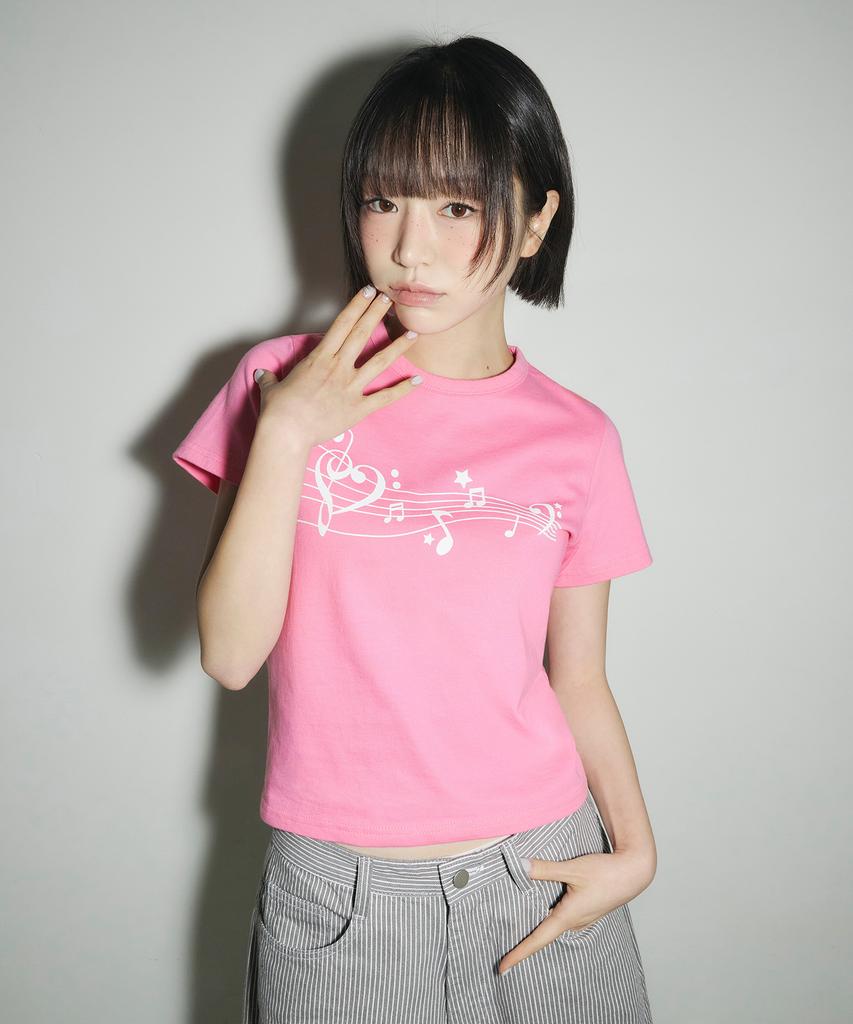 Seulliggeullou Feel My Rhythm T-Shirt [Pink]