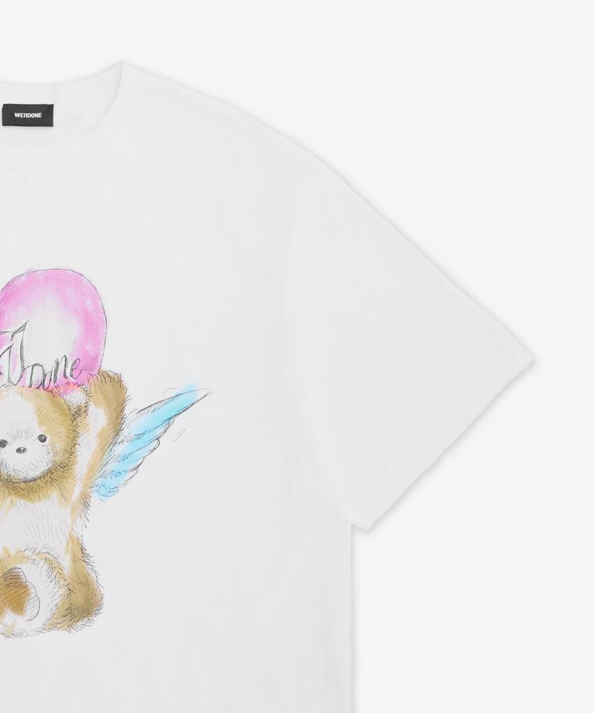 Weldeon Angel Teddy Short Sleeve T-Shirt - White / Wdtt026773Uwh