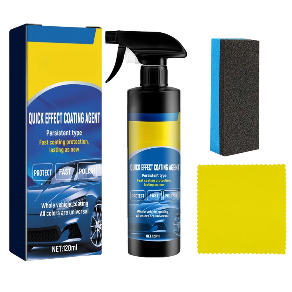 120ml Car Coating Spray Kits Nano Protective Layer for Paint Helps Enhance Shine Resist Dirt Polish Spray Ceramic Coating Agent
