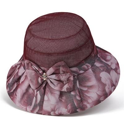 Hat Women's Summer Outdoor Sun Protection Sun Hat Bow Bucket Hat Sun Hat