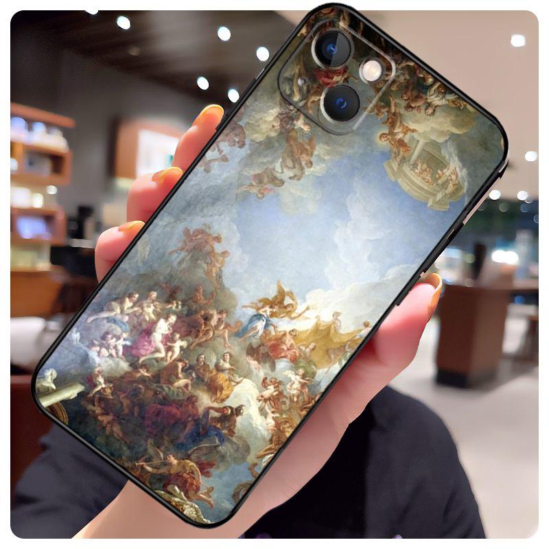 Renaissance Art Painting Case For iPhone 17 Pro Max 15 14 13 11 12 16 Pro Max mini 15 16 Plus 16e 17 Air Phone Cover