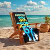 1PC Custom Name "Brick Character Adventure" Beach Towel Highly Absorbent And Sand-Resistant Towel for Swimming, Pool, Yoga, And Travel Lightweight