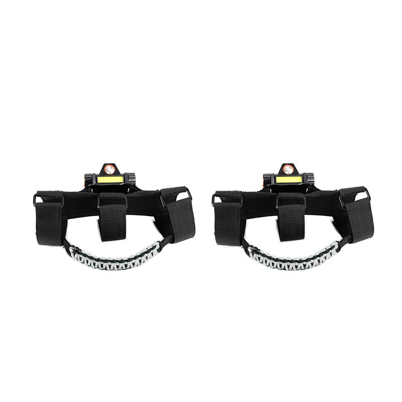 Auto-Regenschirmseil, Dachgriff mit Licht, für Jeep Wrangler JL/Gladiator JT JK 2007–2023, 2 Stück