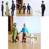 Colorful 6pcs The Adventures Of Tintin Action Figure Set For Kids Gift And Play