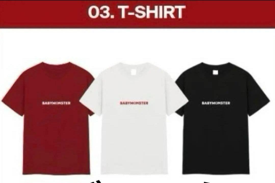 

[USED] BABYMONSTER Pop-Up Limited Edition T-Shirt, Size L, Red