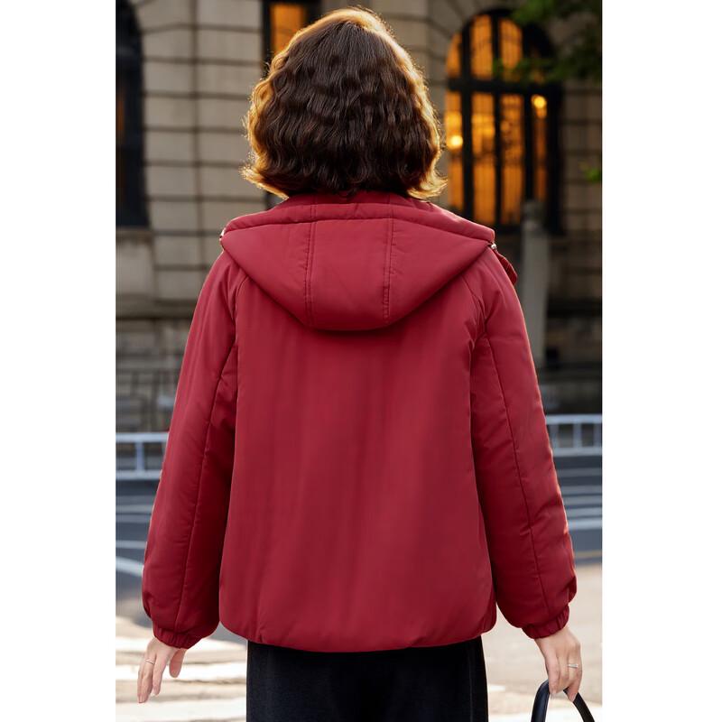 Yalu Mid-Aged Women's Winter Short Padded Jacket