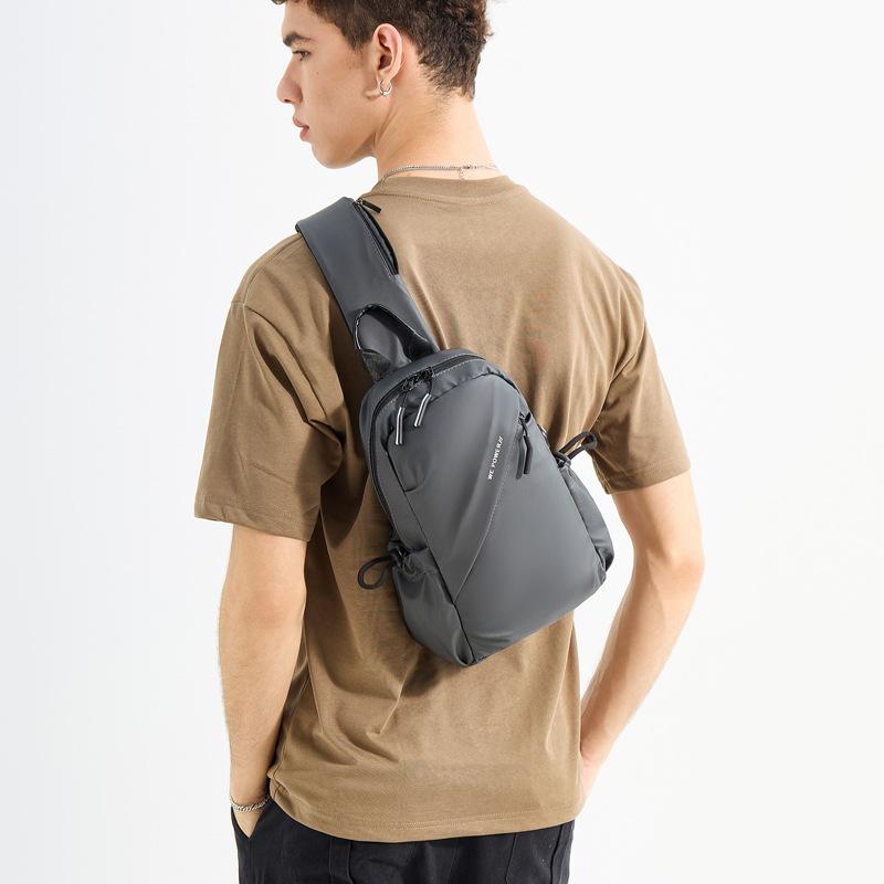 Men Luxury Waterproof Chest Bag Nylon Large Capacity Outdoor Travel Shoulder Bag High Quality Crossbody Sling Backpack