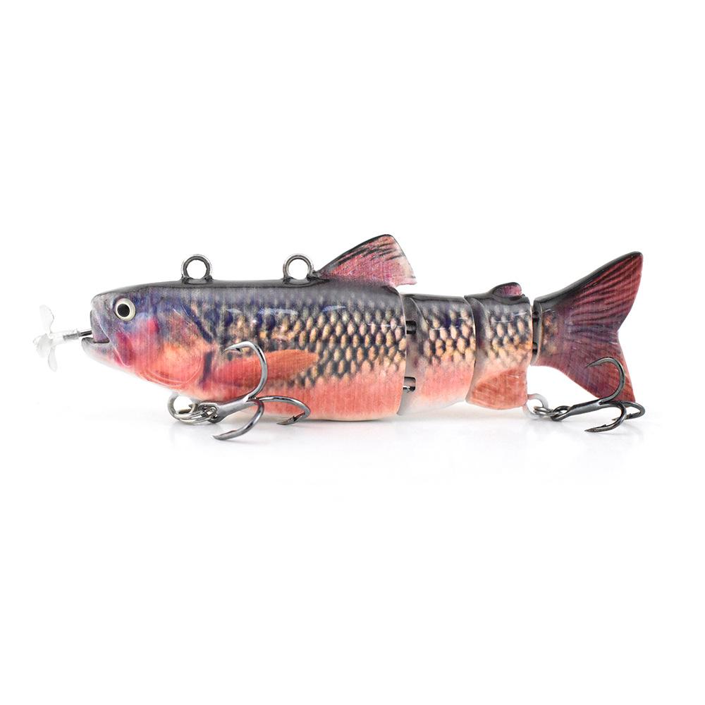 Esca Intelligente Automatica da Nuoto 130mm 35g: Robot Pesce Elettronico con Elica