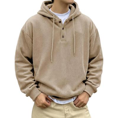 Men's Solid Color Long Sleeve Sweatshirt Men's Fashion Casual Sweatshirt