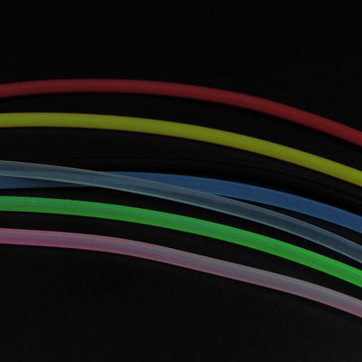 2 metre 4mm Yumuşak Rigging Tüpü Sinek Bağlama Malzemesi Balık Yemi Şeffaf Pembe Mavi Sarı