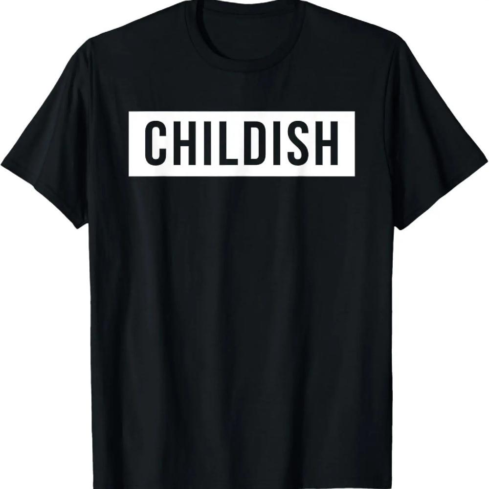 

Childish t-shirt T-Shirt XXXL чорний