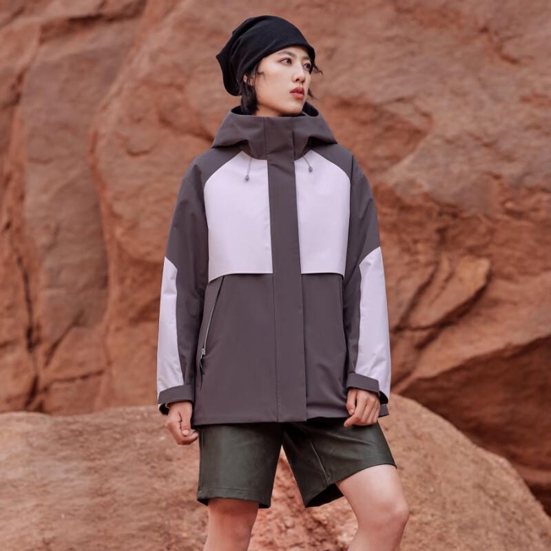 Tanboer Women's Removable Liner Hooded Down Jacket TB235530