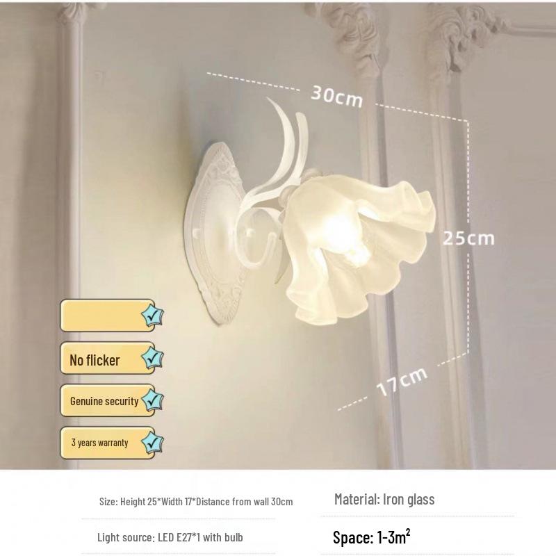 Lily of the Valley Retro Wall Sconce - French Country Style