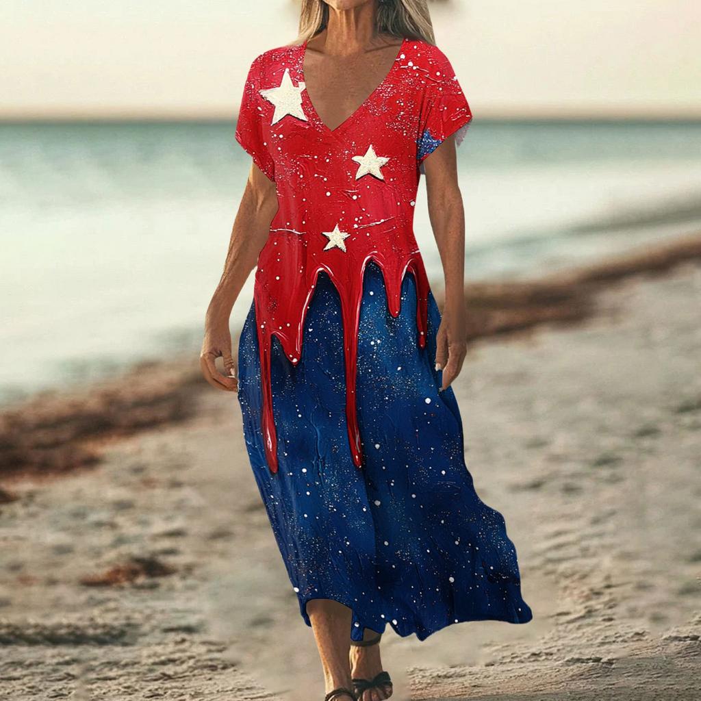 Flag Dress for Women 4Th Of July Dresses for Women Patriotic Dress for Women Dress for Women Flag Dress