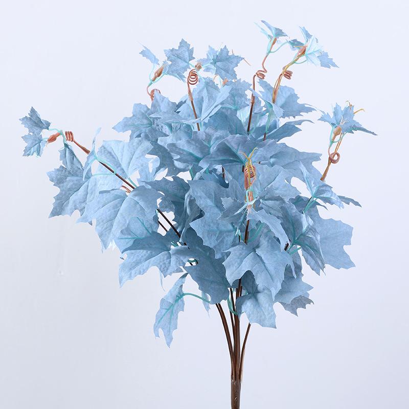 Simulation Leaves Wedding Decoration Bundle Maple Leaf Wedding Simulation Flowers Suspended Ceiling Road Flower Simulation Plants