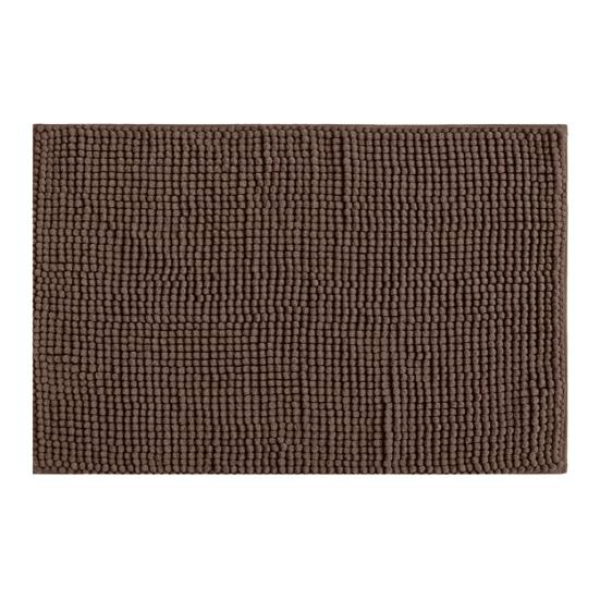 Chenille Bath Mat Soft Short Plush Water Absorbent Bathroom Rug Quick Dry