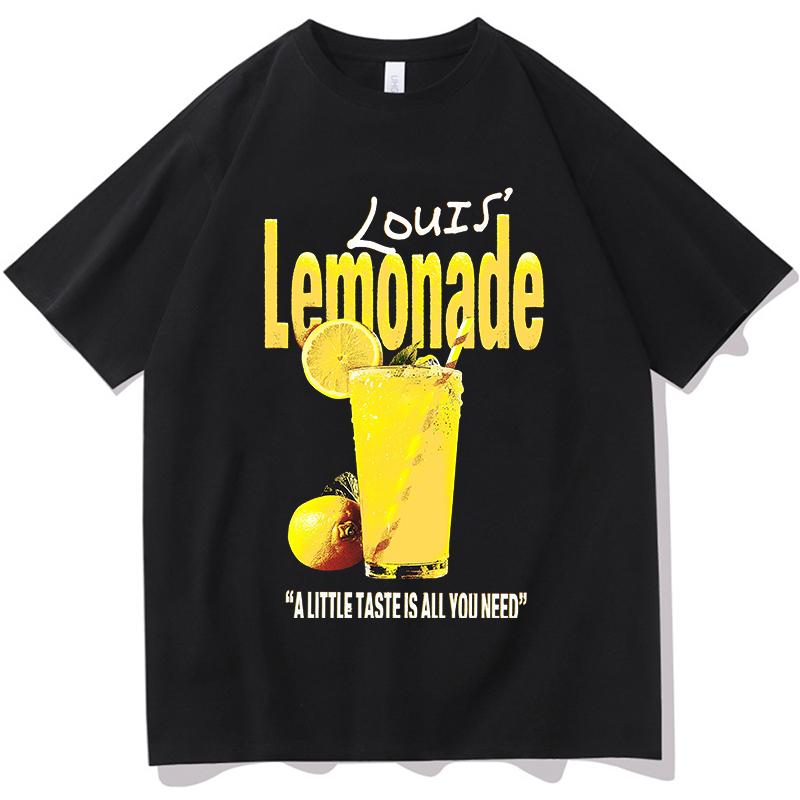 Louis Tomlinson Lemonade 2025 T Shirts Unisex Unisex Harajuku High Quality Fashion Tshirts Retro Oversized 100 Cotton Tshirt Tops