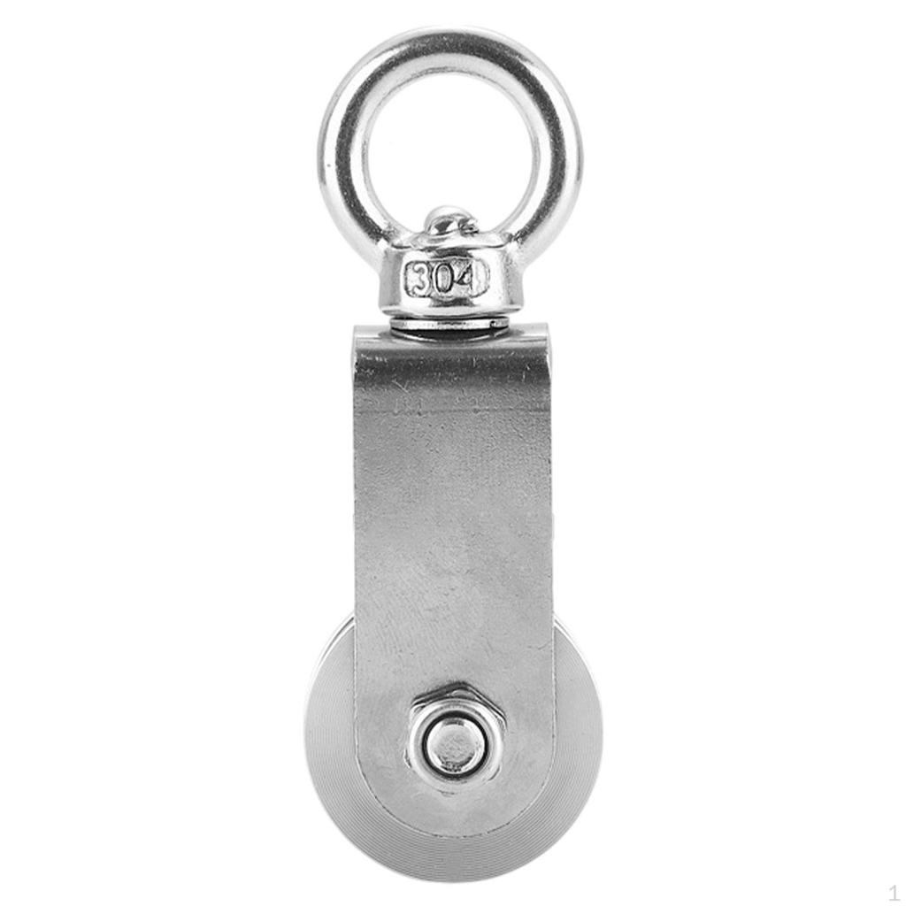 Pulley Block Cable Low Noise, Lifting Wheel, Wheel for Wire Rope, DIY Attachment